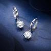 2ct Moissanite Earring 100 copper Orginal Drop Earring Wedding Engagement Bride Jewellery with Certificate for Women