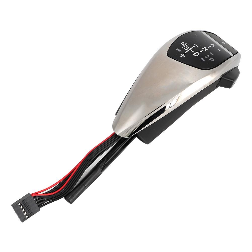 Car RHD LED Shift Knob Modified Automatic Gear Shifter Lever Fits for E90 E91 E92Plating Black