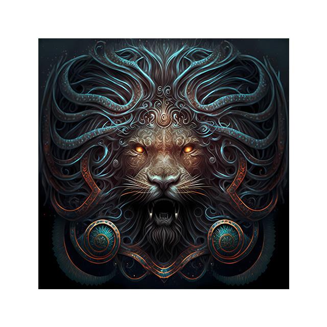 Animale fantezie abstracte Dragon negru Bufnita Vultur Leu Canvas Art Poster Prints Pictură Perete Cadou Living Poze Decorare