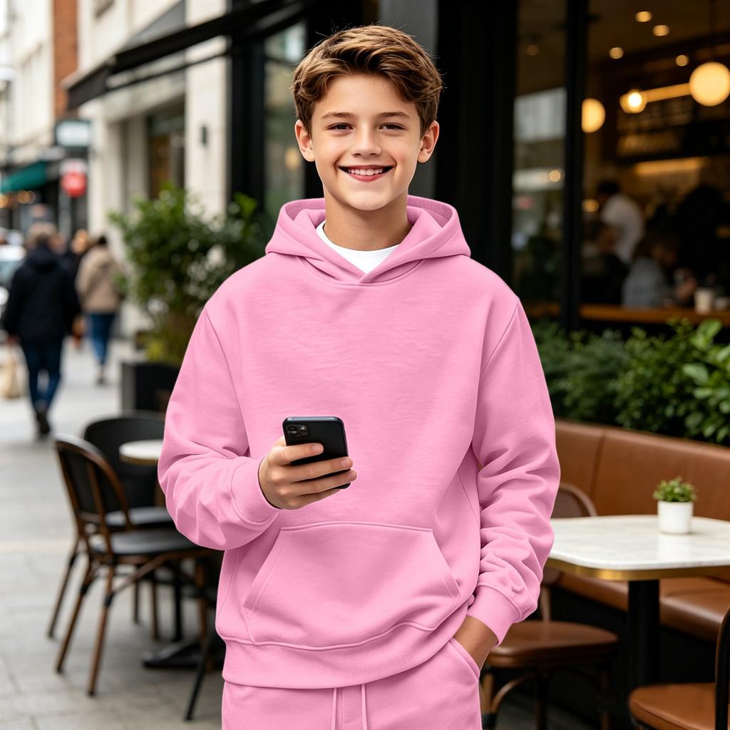 Kinder Pullover Hoodie Langarm Kapuzenpullover für Jungen und Mädchen Freizeitkleidung