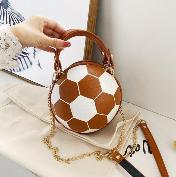 

Fashionable Round Ladies Wallet | Multifunctional Shoulder Bag with Adjustable Strap, Zipper Closure, Lining коричневий