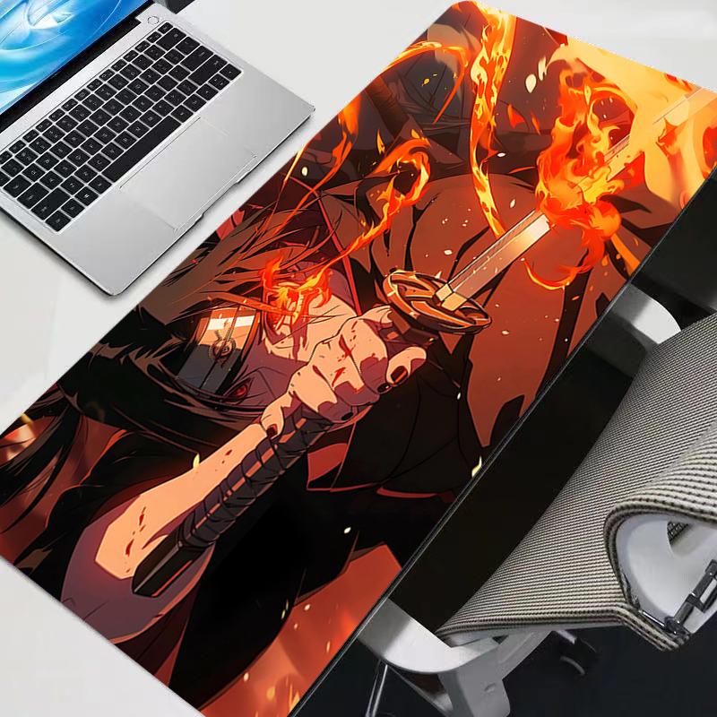 Mouse Pad Naruto xcm Gaming Large Dywan Gamer Keyboard Pad Extended Desk Mat Table Carpet Locking Edge Mousepad For Computer