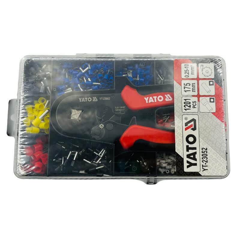 YATO Ratchet Tubular Terminal Crimping Tool Set