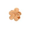 4cm Milk Coffee Hair Claw Clip - Frosted Small Shark Clip for Women's Updos