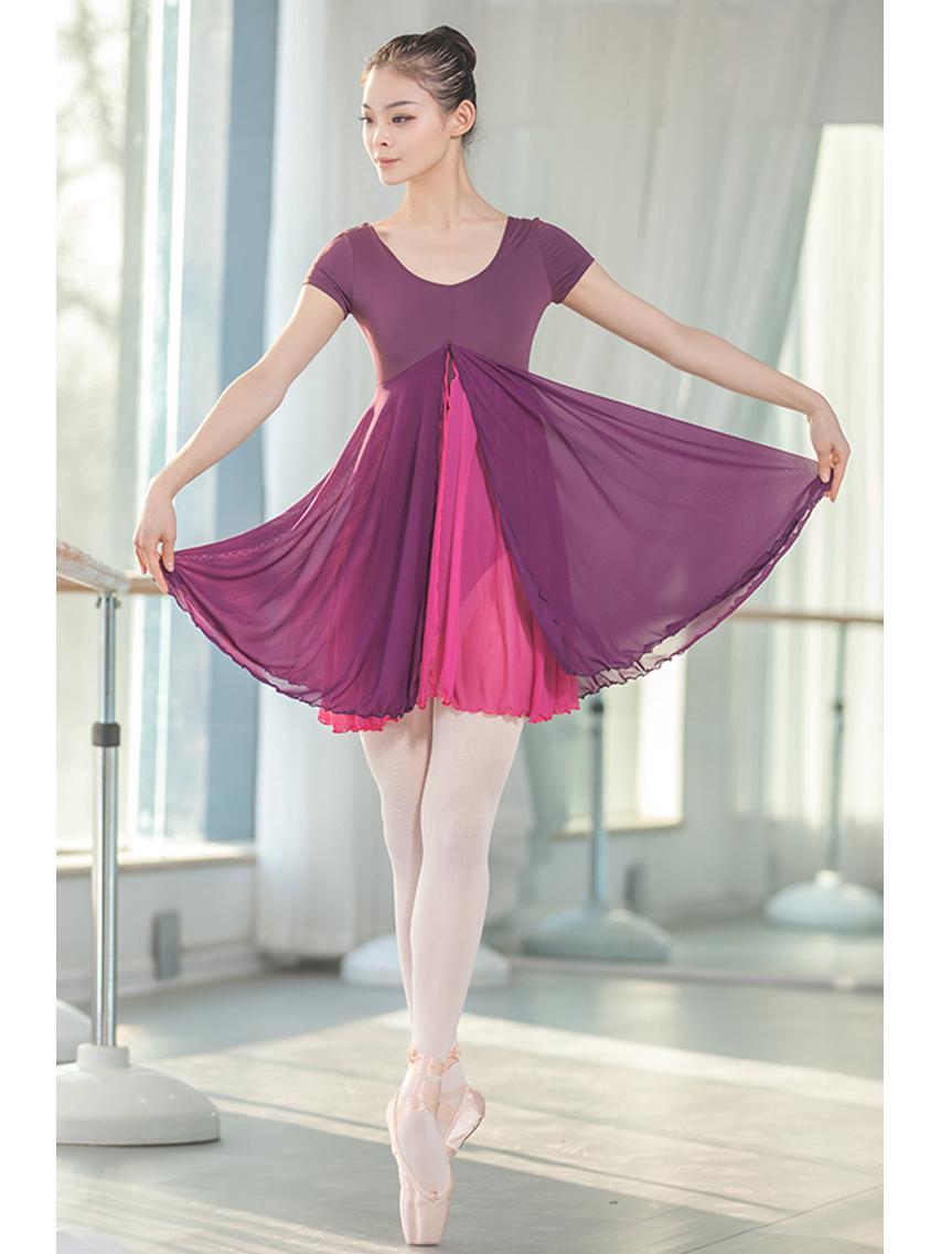 

Женский летний купальник для балета и фигурного катания с юбкой Custom Size