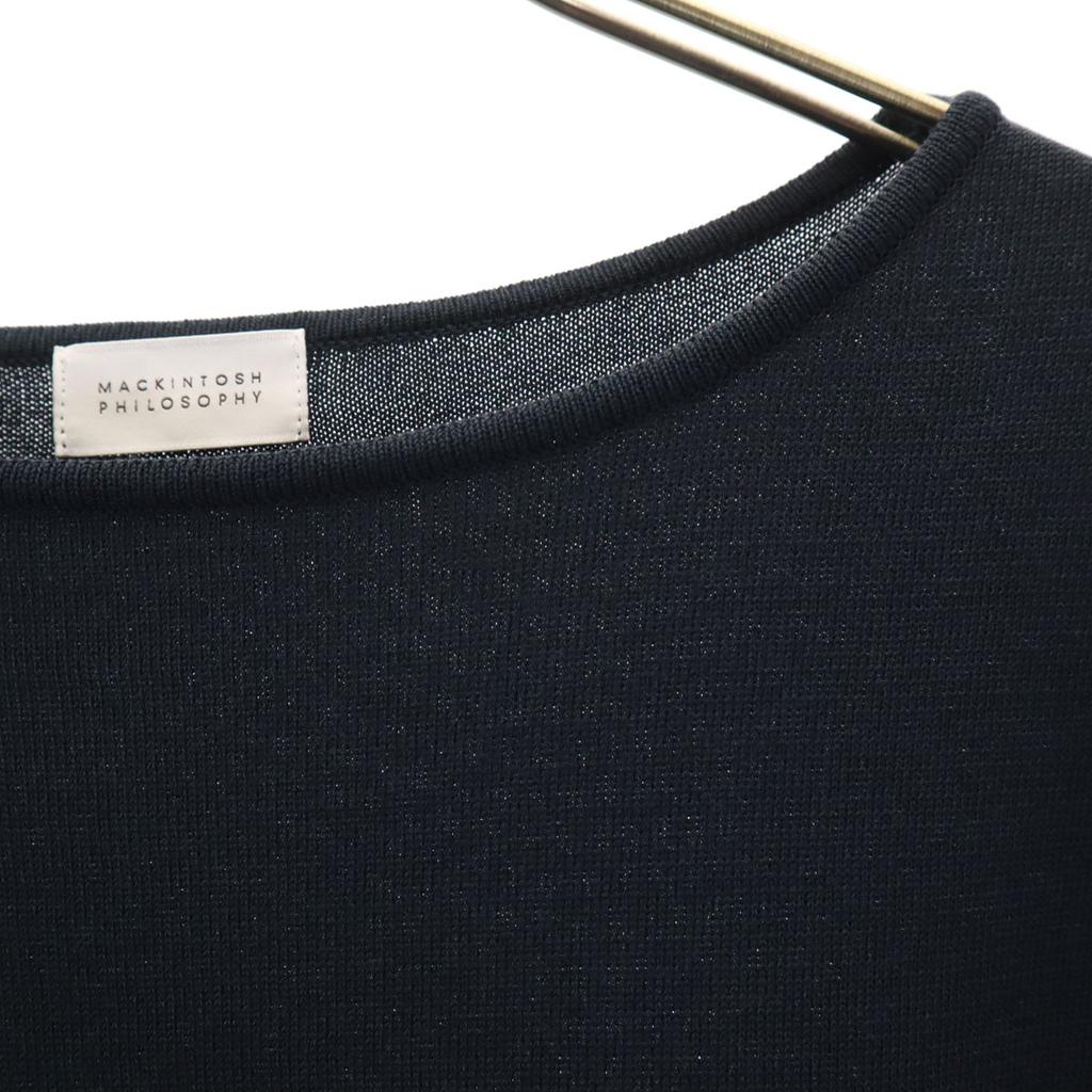 MACKINTOSH PHILOSOPHY made in Japan Short sleeve Cut 38 Navy Women Used