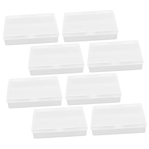 Anneome 8-Piece Storage Box, Star Realms Board Game Organizer and Storage, Chaos Emerald Clear Deck Holder, Playing Card Case, Poker Case, Poker Card