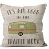 Home Decor Camp Life & RV-Themed Pillow Covers Pattern Cushion Cover Suitable for Sofa Bedroom Car Pillow Cover