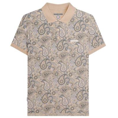 Mens Paisley Polo Shirt