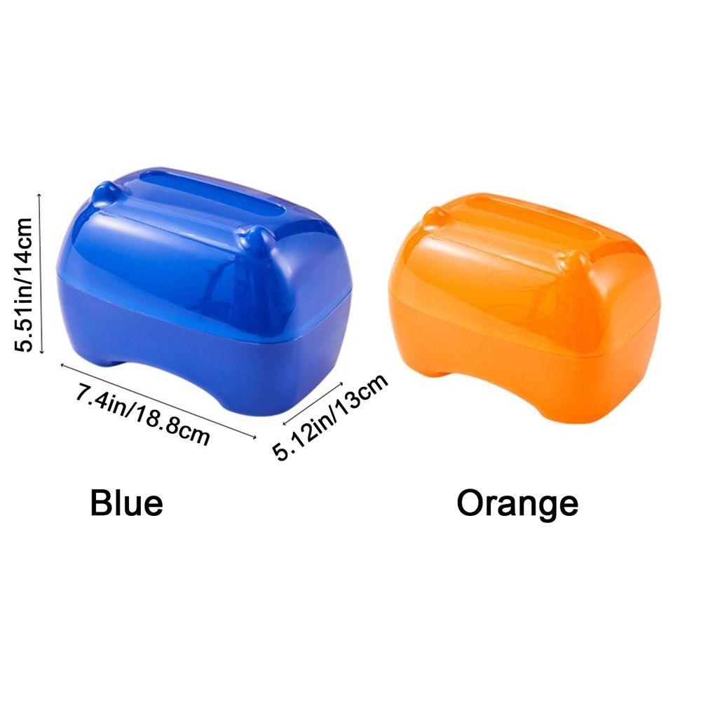 Waterproof Cartoon Transparent Tissue Box Plastic Drawer Box Tissue Storage Box Coffee Table