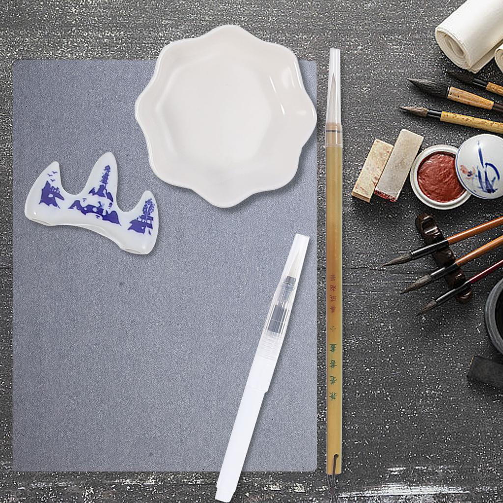 1Set Water Drawing Board Set PP Material Artist Painting Board Foldable Stand Travel Outdoor Sketch Writing Painting Art Tool