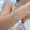 Sweet And Cool Imitation Pearl Bow Bracelet Lolita Bracelet Heart Strawberry Jewelry