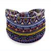 European American Women's Hair Band African Print Pattern Wide Edge Elastic Knot Sports Yoga Headband Women's Headwear Hair