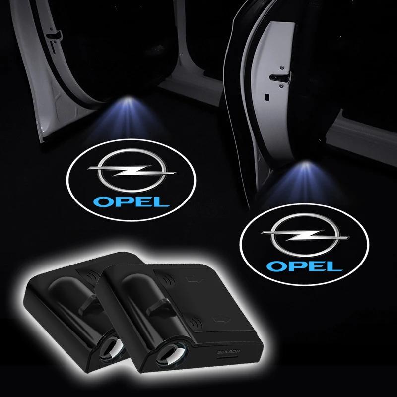 1/2pcs LED Car door universal projector high-definition welcome lights For Opel Insignia Astra Antara Meriva Zafira H G Corsa mab056