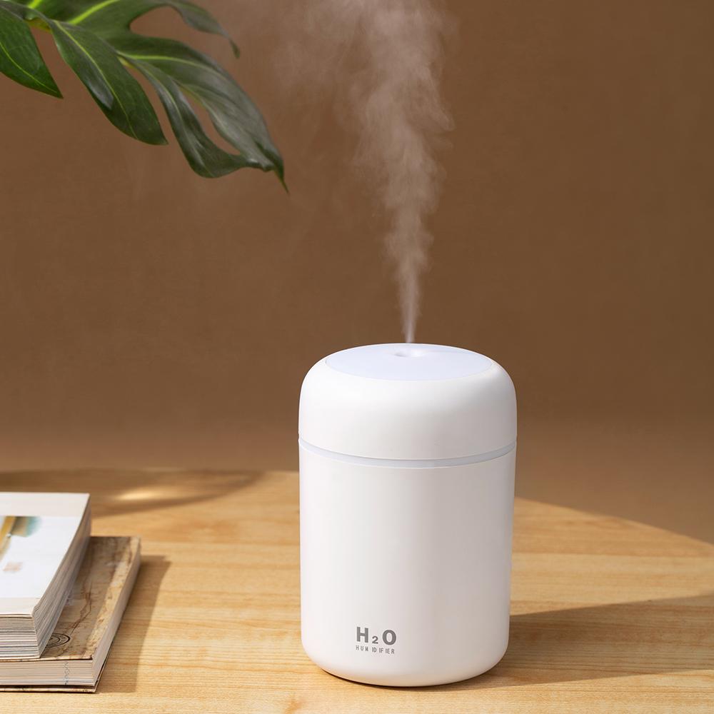 Portable 300ml Electric Air Humidifier Aroma Oil Diffuser Usb Cool Mist Sprayer With Colorful Night Light For Home Car