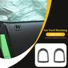 Inner Door Lock Pins Frame Trim Sticker For Ford Mustang 2009-2013 Carbon Fiber