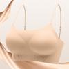 Invisible Seamless Lingerie Women's Summer Gathering Bra Vest Style Suspender Beautiful Back Bra