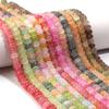 About 75pcs Abacus Glass Beads 5X8mm Colorful Cracked Beads Round Loose Spacer Beads For DIY Jewelry Making Bracelet Necklace