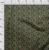 oneOone Cotton Poplin Green Fabric Abstract Floral Quilting Supplies Print Sewing Fabric By The Yard 42 Inch