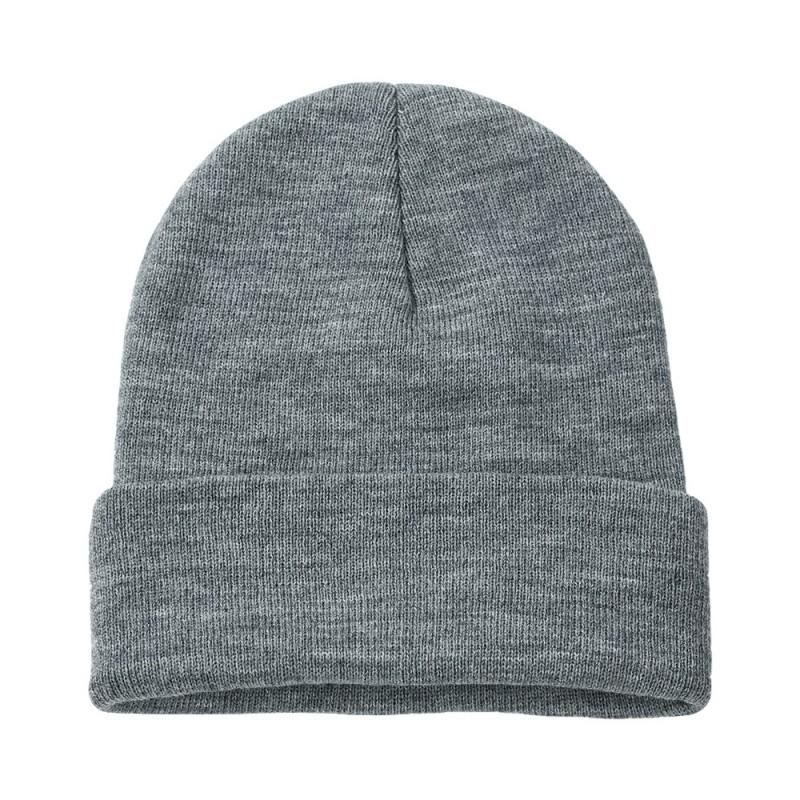 Jednobarevná oversized pletená čepice Zimní teplá akrylová čepice Pánská dámská Minimalistický styl