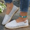 Sneakers Autumn and Summer New Large Size Flat Women's Shoes Simple and Comfortable Casual Hemp Rope Bottom Fisherman Shoes