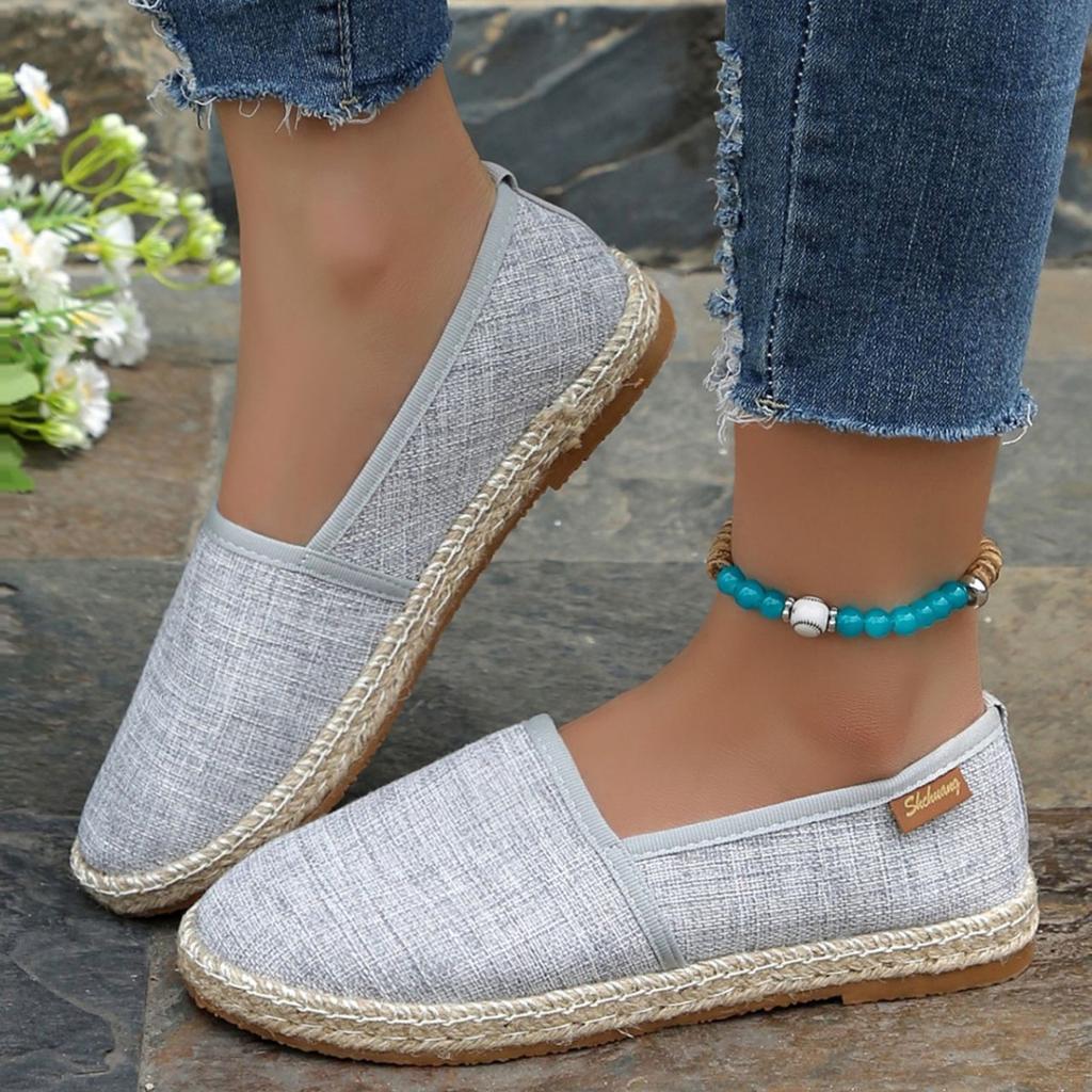 Sneakers Autumn and Summer New Large Size Flat Women's Shoes Simple and Comfortable Casual Hemp Rope Bottom Fisherman Shoes