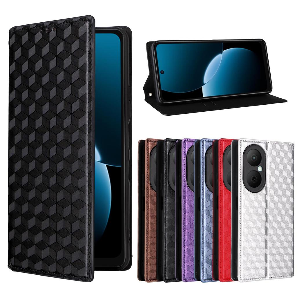 Flip Cover für Huawei Enjoy 80 4G PU-Leder Ganzkörperschutz Mit [RFID-Blockierung] Stoßfest Langlebig Retro Handyhülle