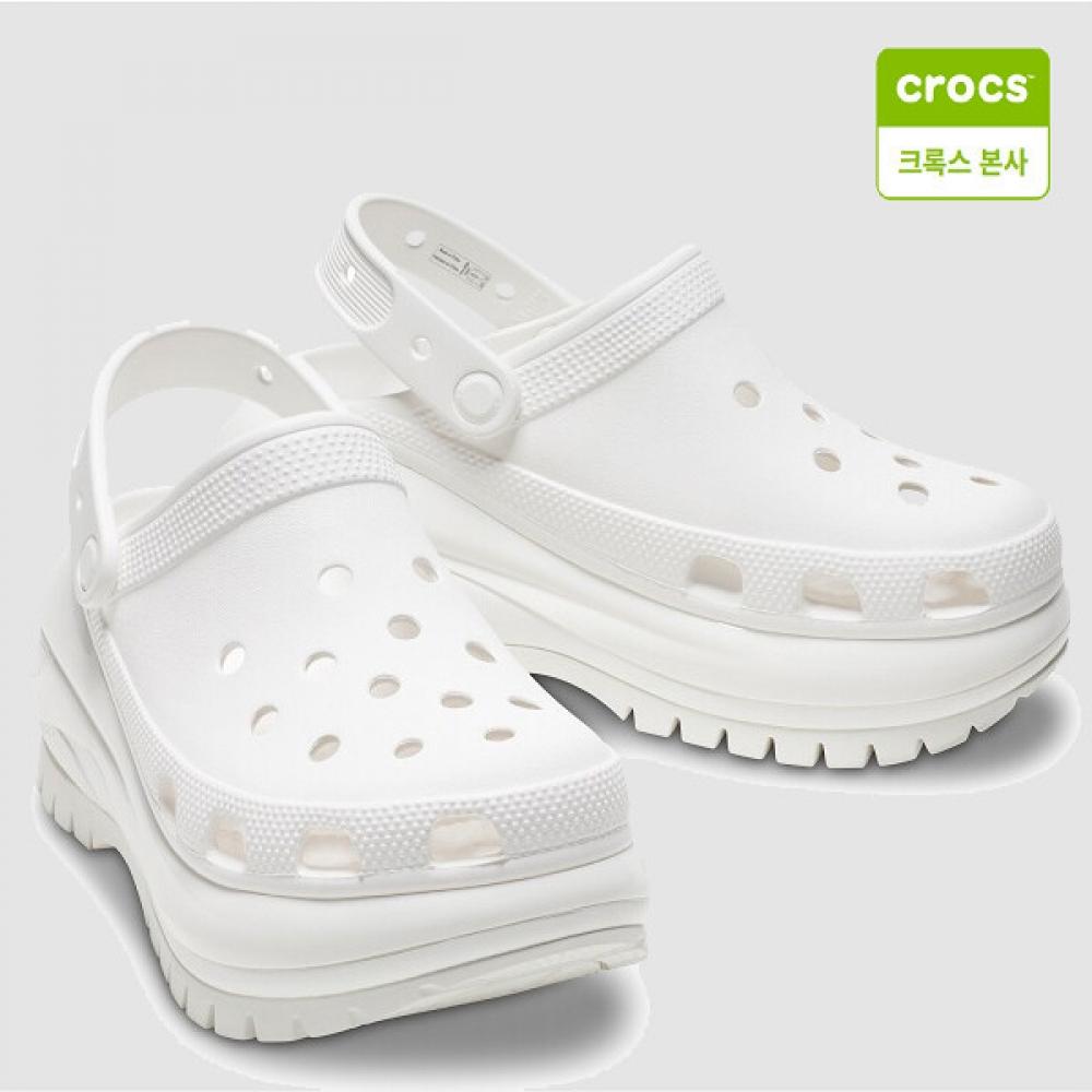

Crocs Mega Crush Clog White 207988 100 M5W7(240mm)
