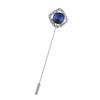 Gender Neutral Crystal Accented Brooch Pin Comfortable Wear Safety Lapel Pin Chest Ornament For Office Parties
