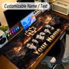 Large Mouse PadRammstein Custom Name Text Personalized Desk Mat Non Slip Gaming Pad