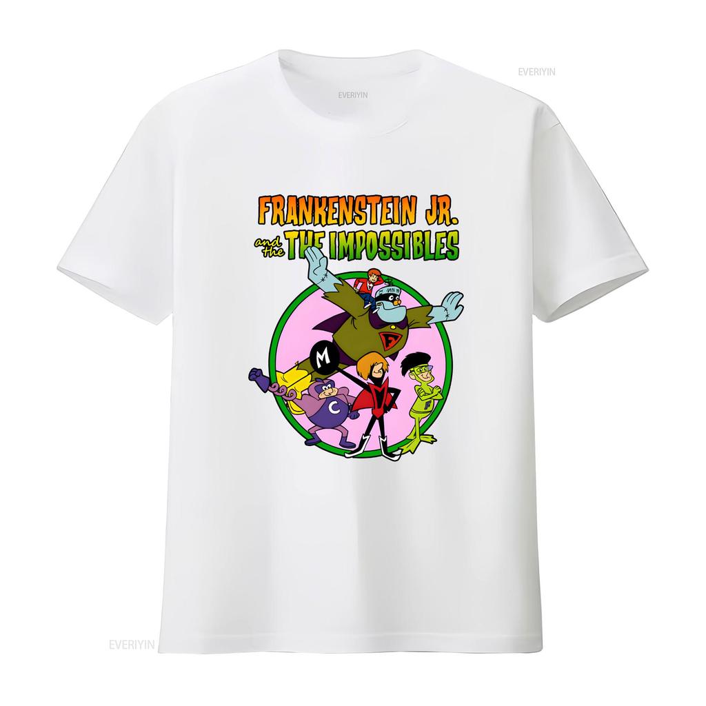 Frankenstein Jr The Impossibles T Shirt Cotton E All Size Vintage Soft Streetwear Versatile Homme Stretched Vintage