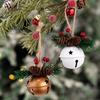 Weatherproof Iron Bells Decorations for Door Window Christmas Tree Decoration X3UC