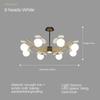 Nordic Modern LED Chandelier for Bedroom Living Room Hall Black Golden Glass Ball Ceiling light Lamp Indoor Lighting Fixture