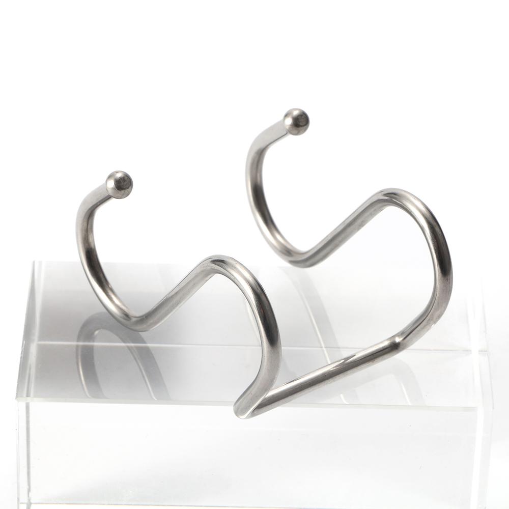 Home Cabinet Kitchen Double S Shape Bathroom Stainless Steel Rack Storage Hook Hanger Organizer