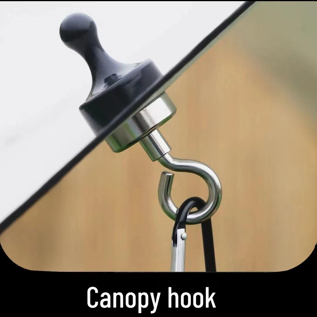 

Strong Magnetic Hook Carabiner for Camping and Outdoor Awning Tent Small*1 зелений