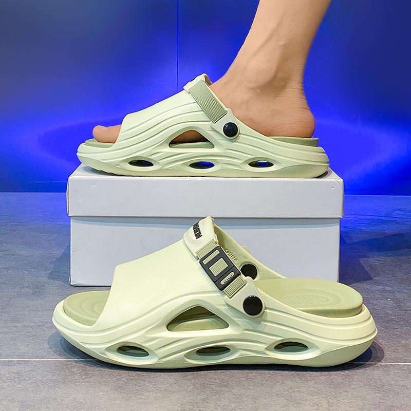 Pantofole da uomo comode, alla moda, con suola morbida, da casa, casual, sandali da spiaggia, taglie forti, 38-45