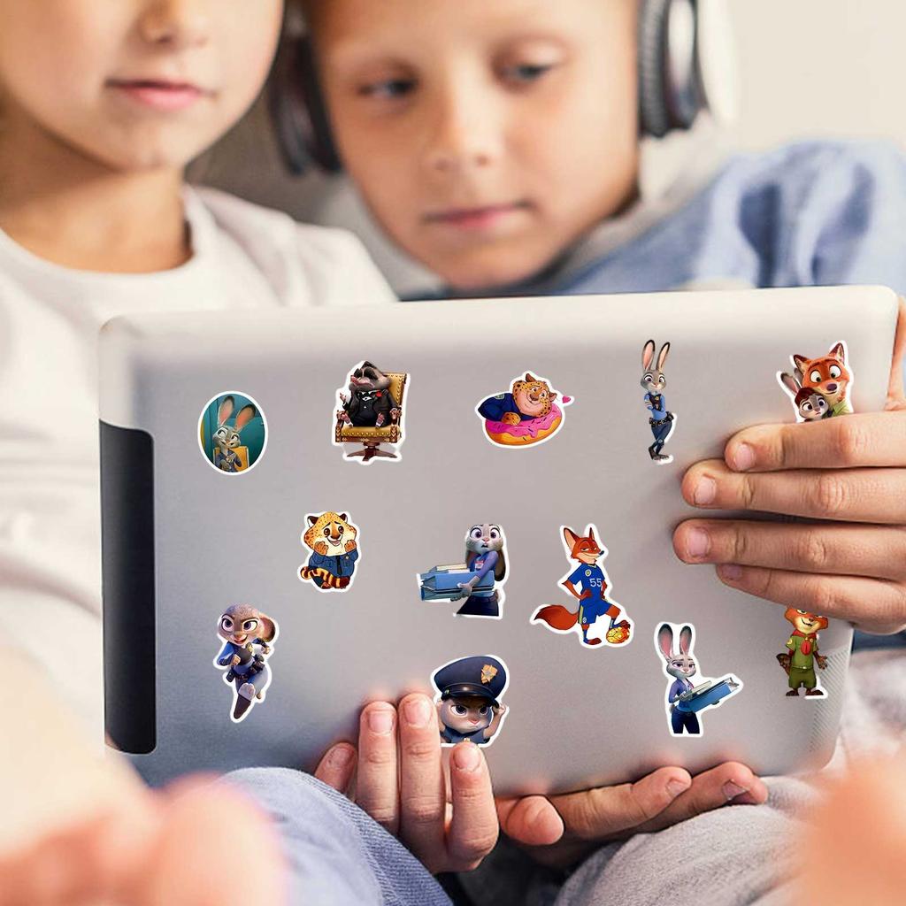 55 Decorative Stickers For Desktop, Phone Case, Skateboard, Cartoon Animation Design