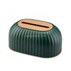24TE Striped Tissue Box Table Napkin Holder Tissues Dispenser Toilet Paper Container