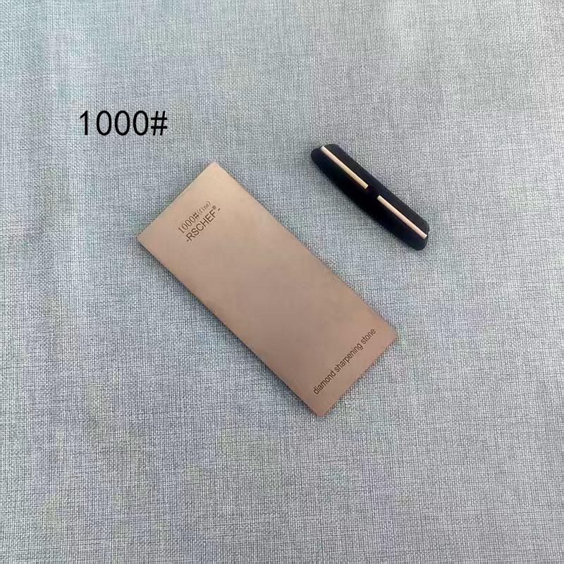 240/400/600/1000 Körnung Diamant Schleifsteine Messerschärfer Rutschfeste Basis Küchenmesser Schärfwerkzeug Set Flockenplatte