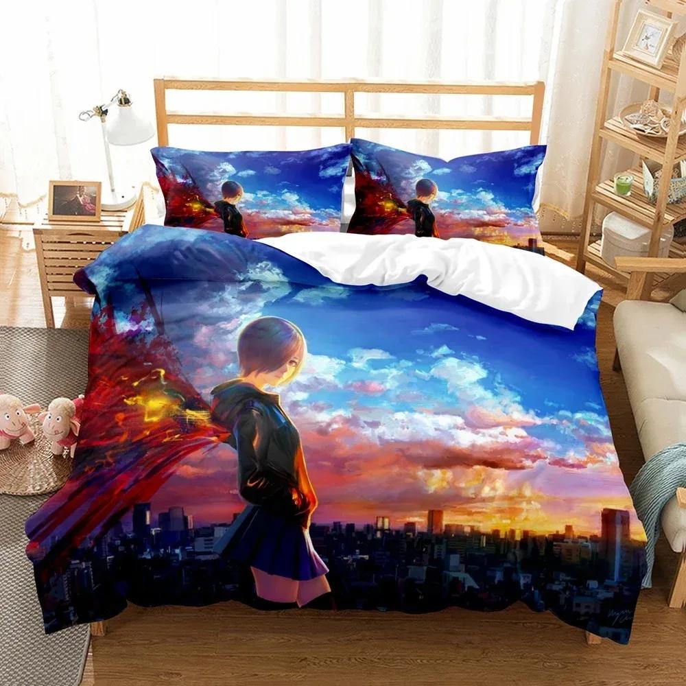 

Fashion 3DTokyo food speciesBedding Sets Duvet Cover Set With Pillowcase Twin Full Queen King Bedclothes Bed Linen customizable 70x133cm 2pcs