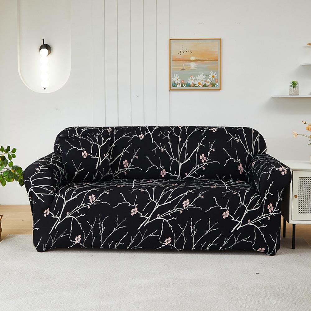 Stretchable Printed Sofa Covers Full Set Universal Slipcovers Soft Fabric Sofa Protector