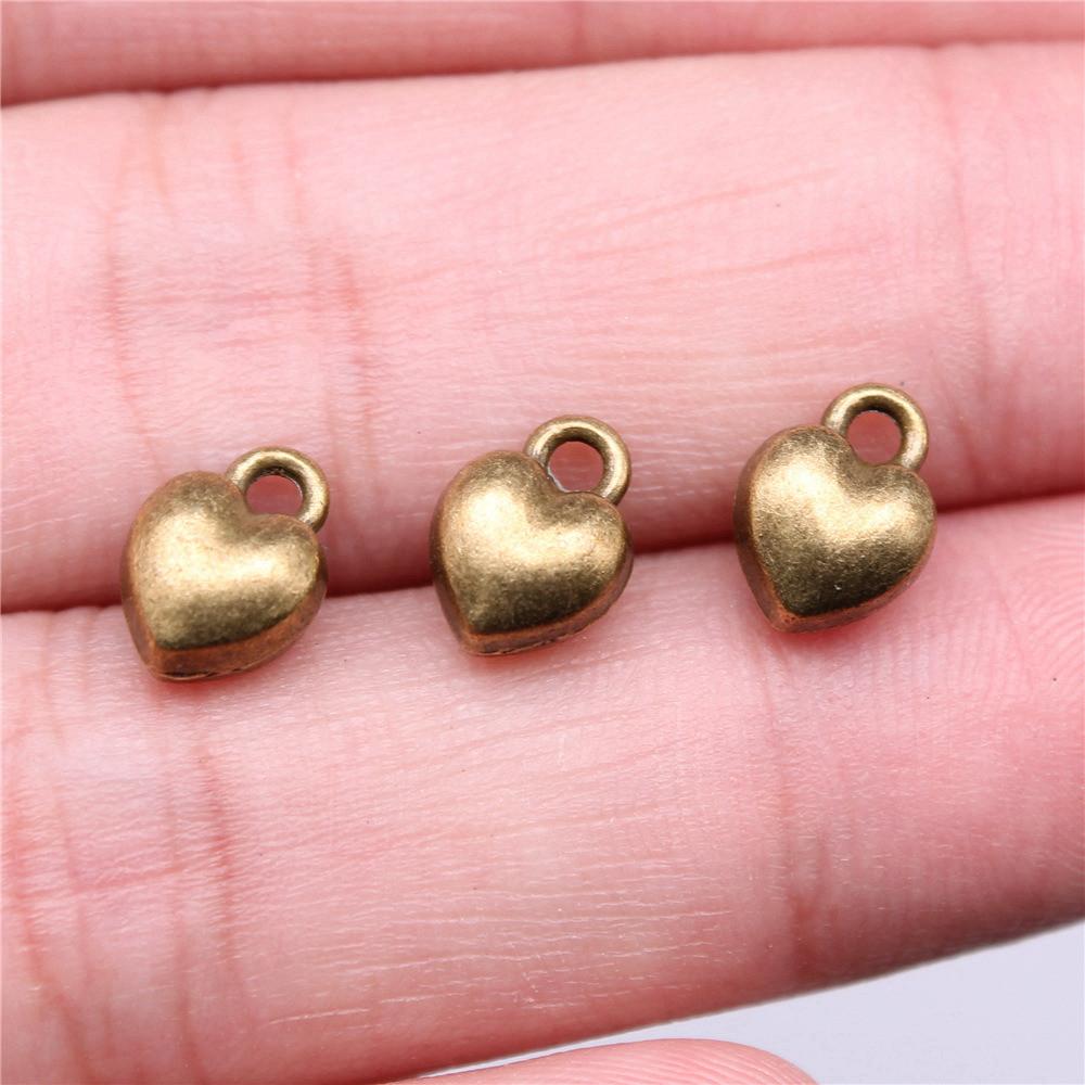 

Подвеска в виде персикового сердца с подвесками Love Charms для мужчин, элегантные художественные принадлежности A35-10pcs-7x9mm