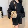 Fashion Women Shoulder Bag Simple Versatile Drawstring Crossbody Bag Reusable Creative Tote Bags Cell Phone Purse Pouch