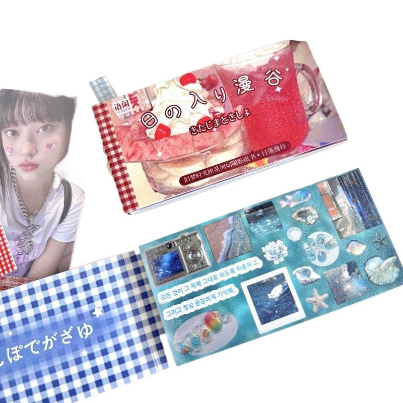 30Pcs/lot Kawaii Die Cutting Stickers Book Creative Handbook DIY Scrapbook Diary Phone Case Cute Stationery Decals