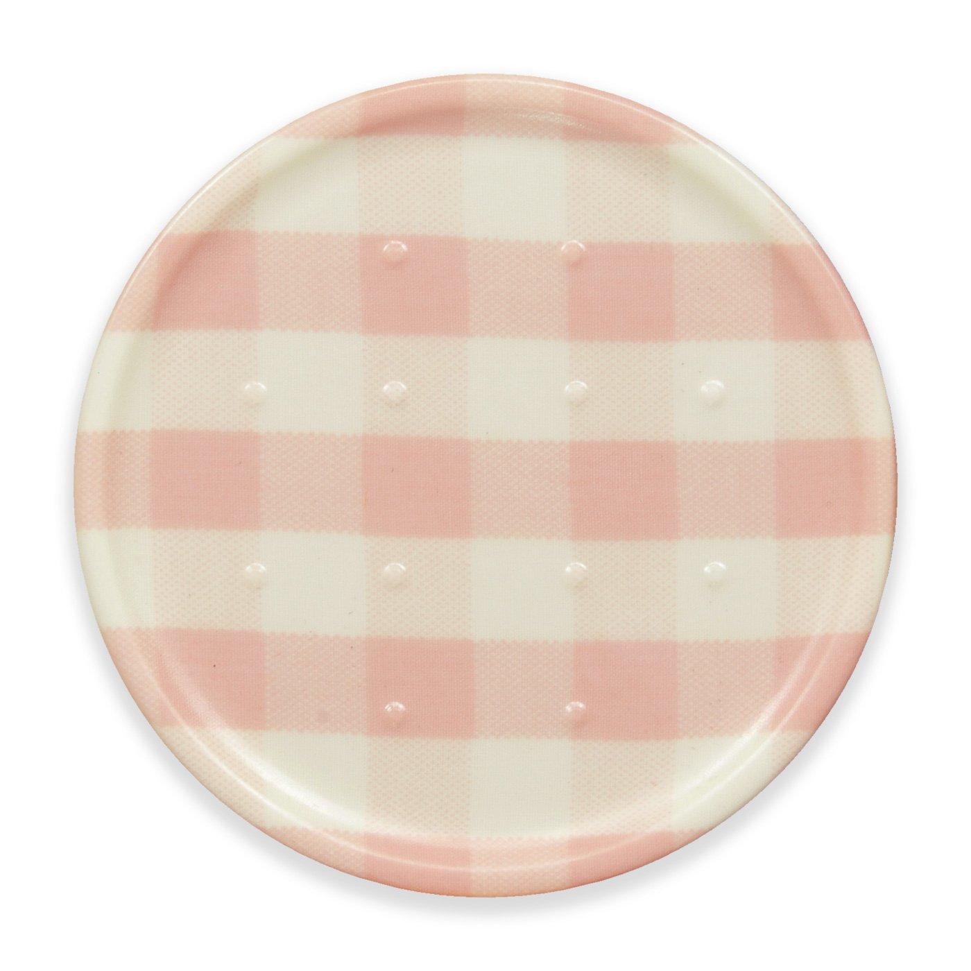 

Milky Check Pink Dishwasher Stylish and Cute Ideal for Tea Trays and Waterproof and Perfect for and Made in Japan TATSU-CRAFT Coaster, Safe, Plastic, розовый