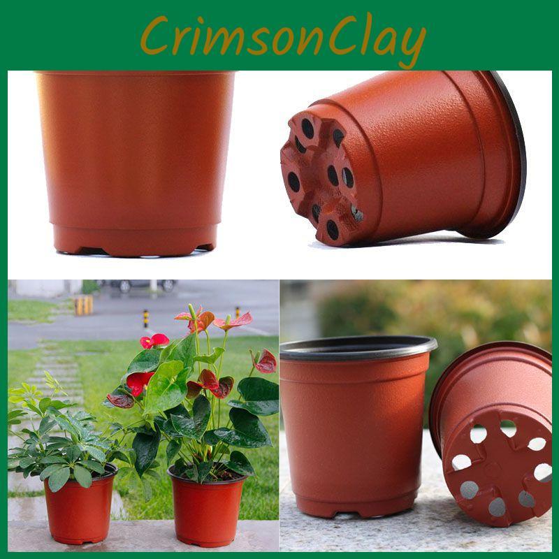10/50/100pcs Plastic Seedling Pots With Strong Durability For Home And Garden Use**