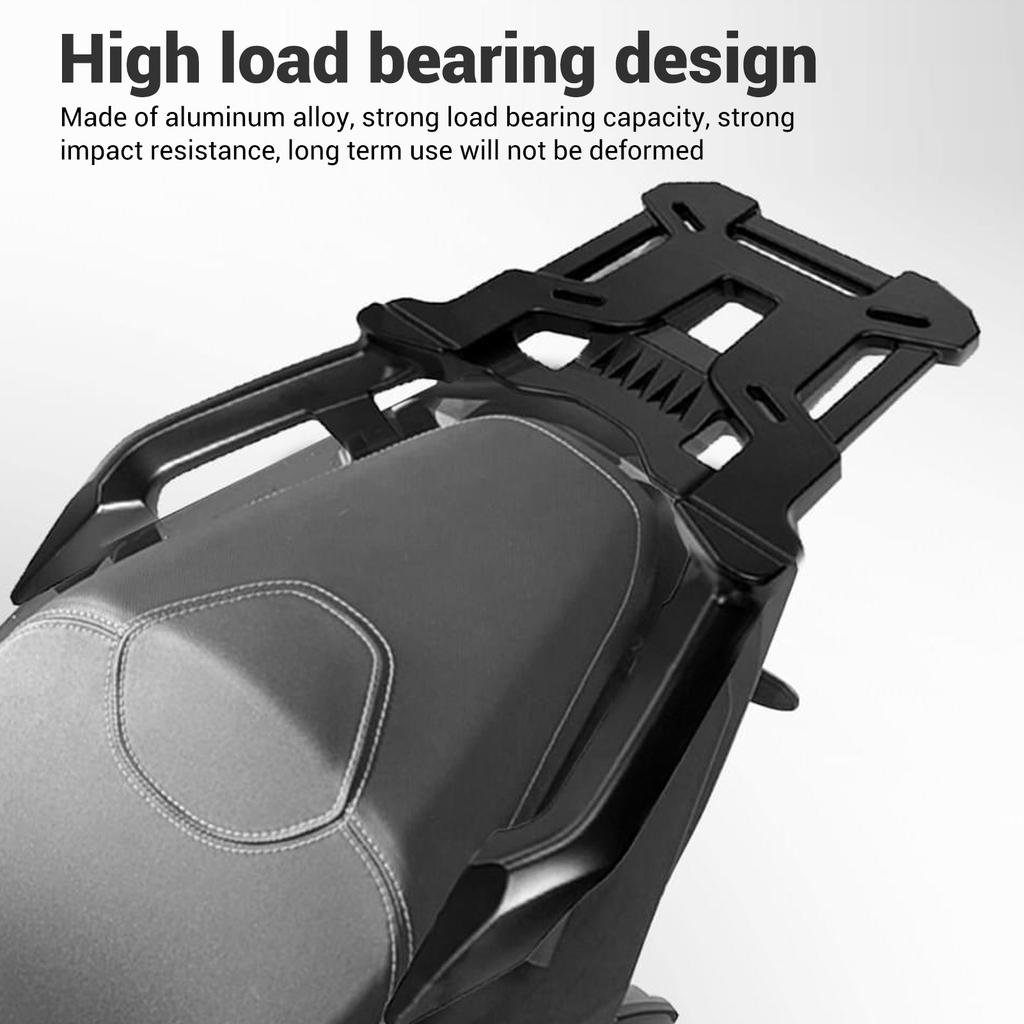 Motorrad Gepäckträger Hinten Aluminiumlegierung Motorrad Heckträger Ladeunterstützung Regal für ADV160 2025 bis 2025