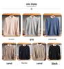 Herren Pullover aus reiner Wolle - Rundhalsausschnitt, lockere Passform für Business, geeignet für Herbst, Frühling & Winter