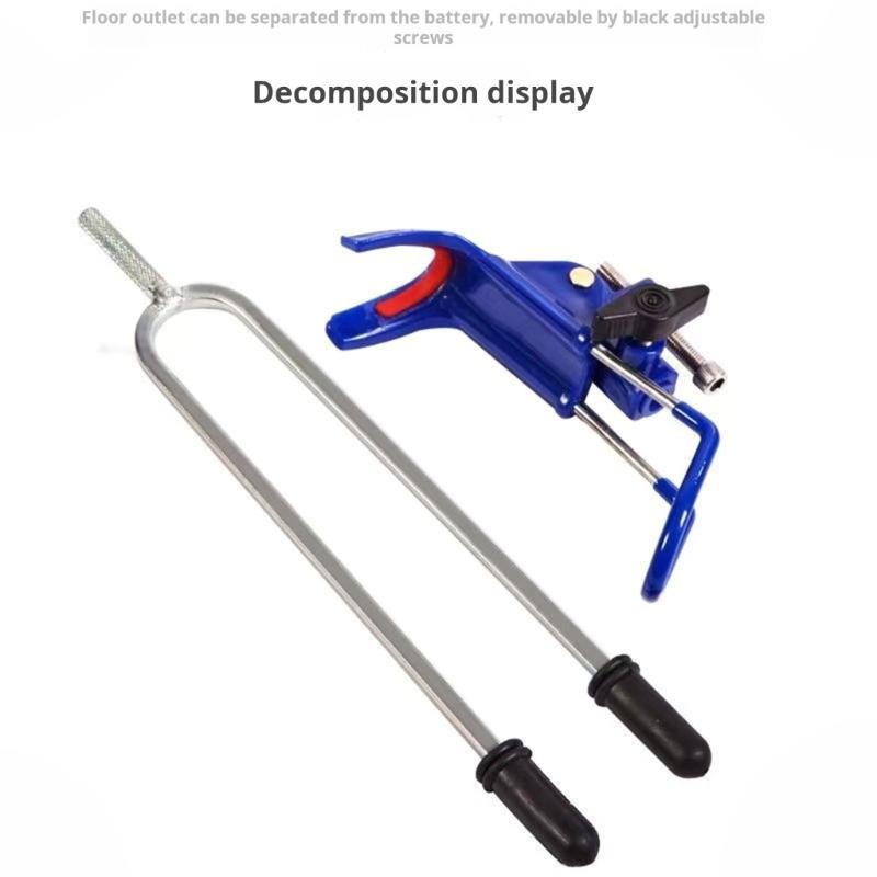 Auto Locking Fishing Rod Holder 360 Degree Adjustable Fishing Poles Stand Outdoor Fishing Equipment Easily Install