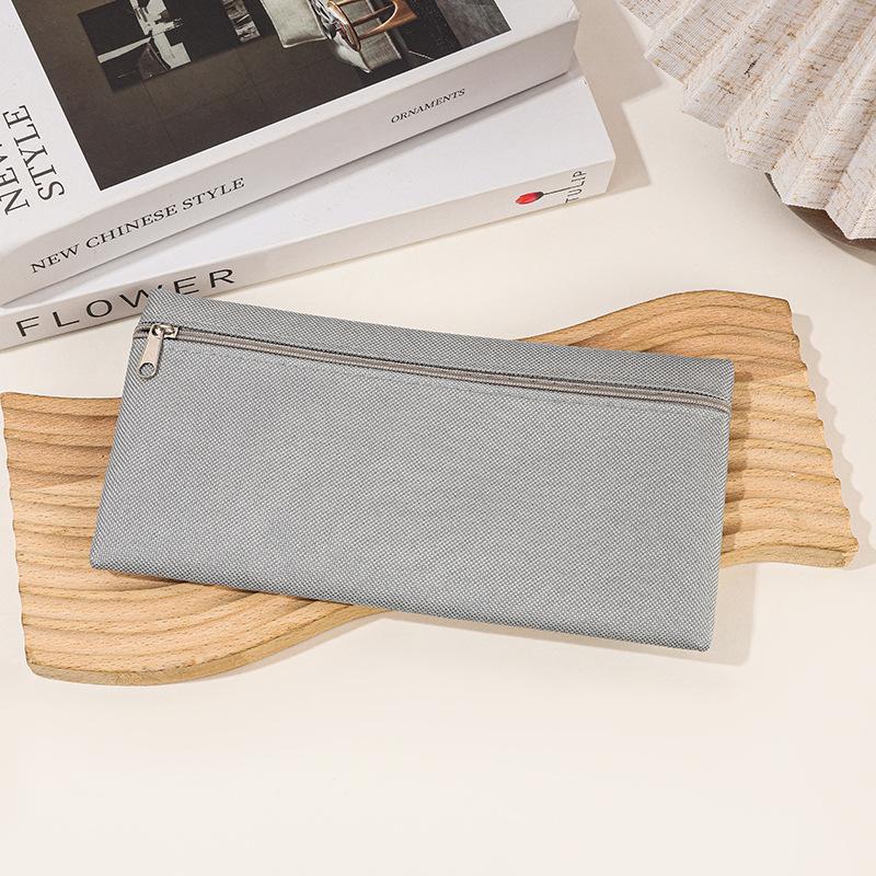 Polyester Pencil Case Zipper Design Pencilcase Large Capacity Storage Stationery Back-to-school Gift Pencil Case